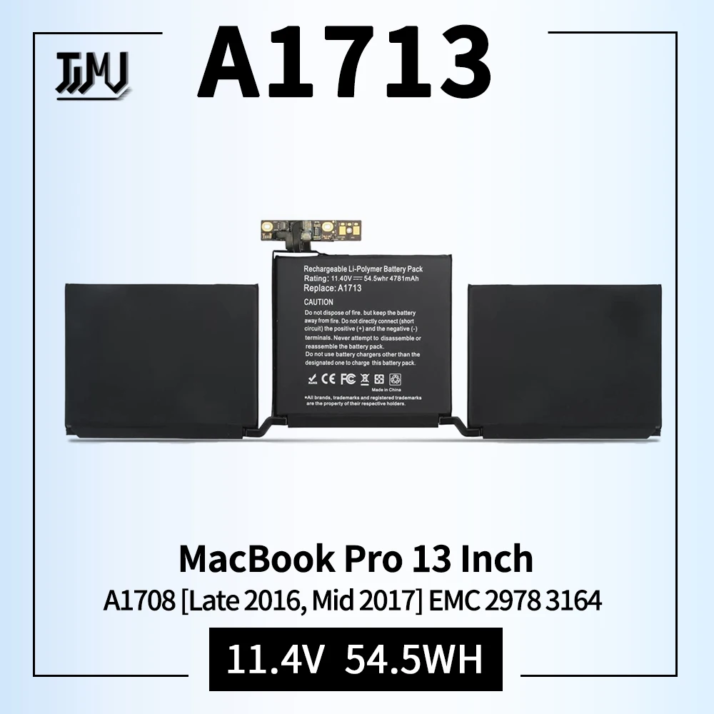 MacBook-Pro-A1708-Battery-A1713-for-MacBook-Pro-13-Inch-A1708-Late-2016 ...