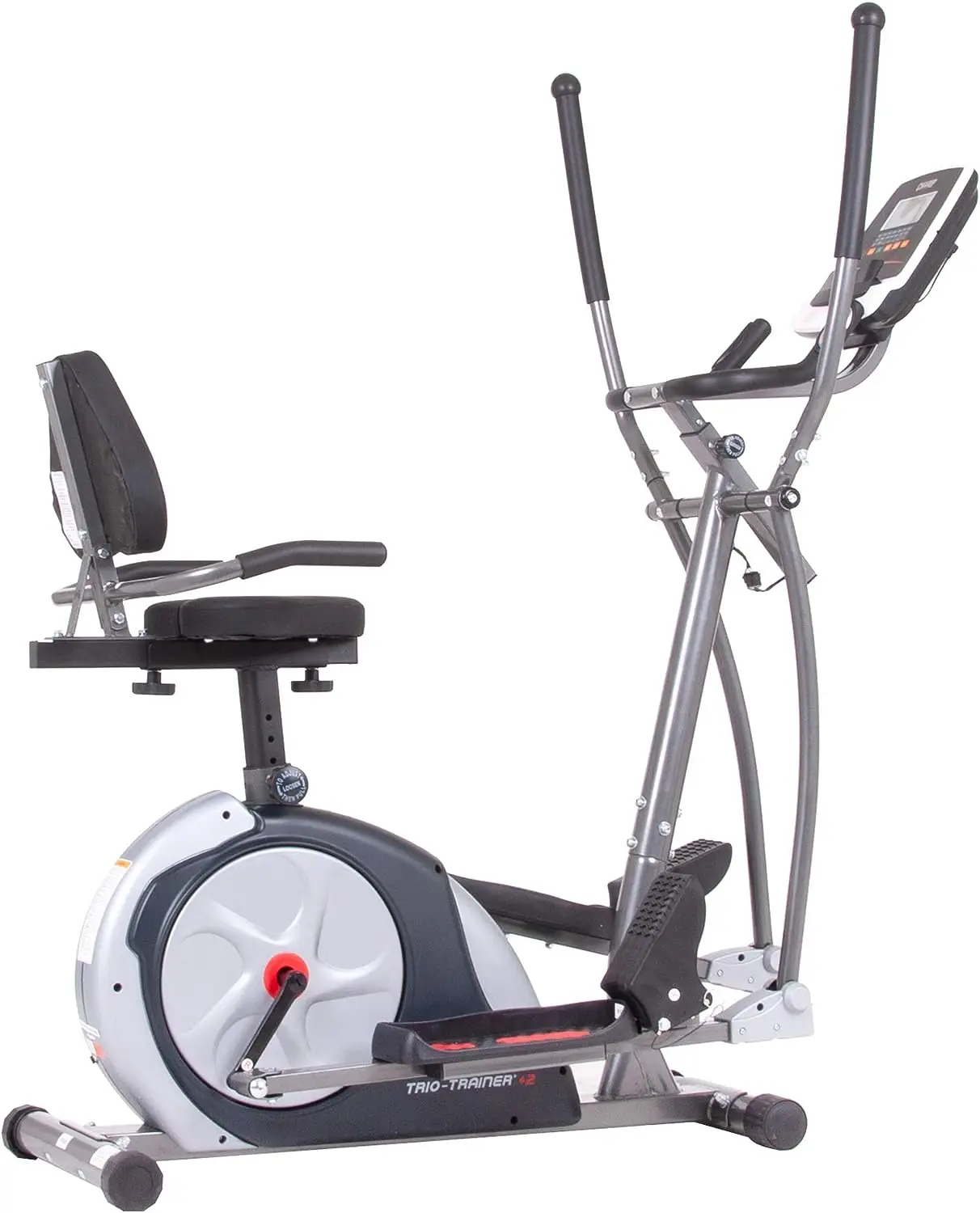 

Home Gym, Upright Exercise Bike, Elliptical Machine & Recumbent Bike, Trio Trainer Exercise Machine Plus Two Upper Body Opti