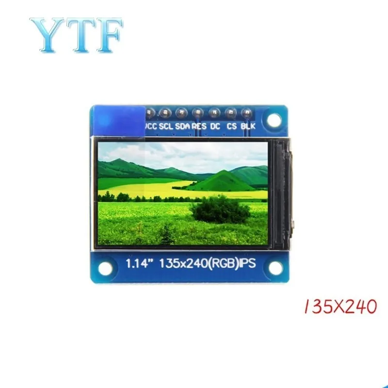 

1pcs 1.14inch IPS Module 135*240 ST7789V RGB 65K color screen ST7789V 4-line SPI interface