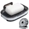 Bathroom Soap Holder Wall Mount Wall Mounted Draining Soap Saver For Bathroom Tile Soap Dish Soap Self-Adhesive Bathroom 1
