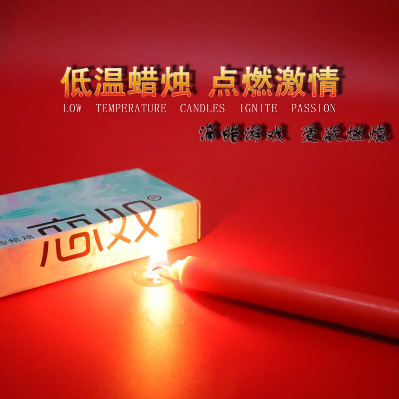 smSex Low Temperature Candles Adult Supplies48Duda Soy Wax Couple Flirting Props3Box Candle Delivery