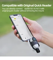 for Insta360 GO 3S horizontal and vertical shooting bracket GO3 frame adapter expansion quick release accessories 2
