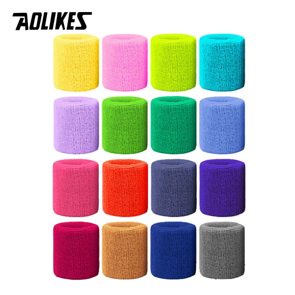 Wrist Brace Support wrist sweat wristbands wrist brace wrist guard wrist support band wrist straps wrist support wrist sweatband Breathable Ice Cooling Tennis Wristband Wrap Sport Sweatband For Gym Yoga Volleyball Hand Sweat Band 1Pc