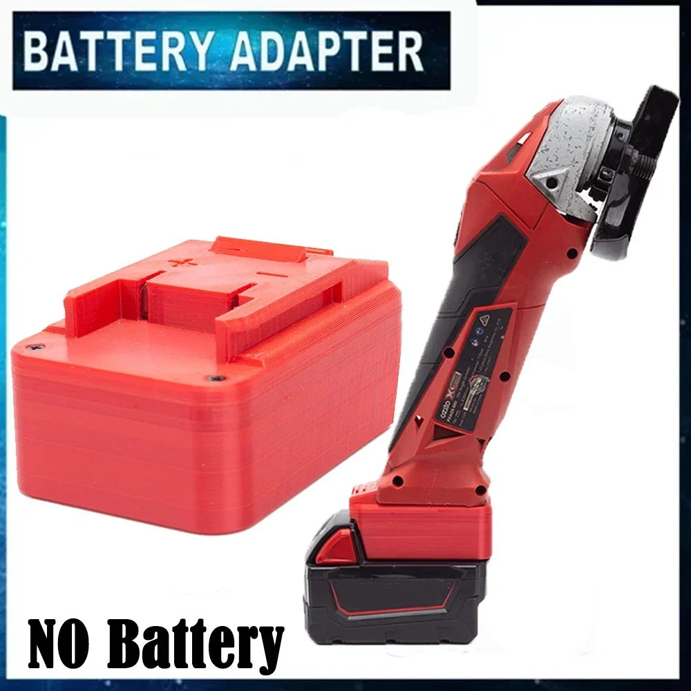Batterieadapter-Konverter für Milwaukee 18V Li-Ionen-Akku zu Ozito 18V Akku-Bohrmaschine Werkzeugzubehör (Nur Adapter)