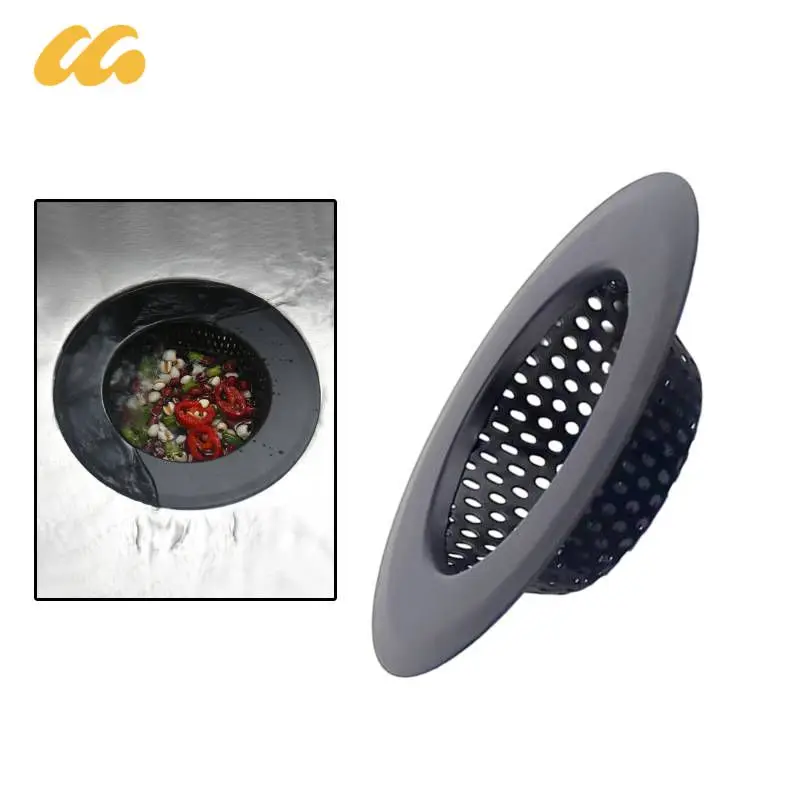 5.5/7/9/11.3cm Sink Strainer Drain Hole Filter Trap Sink Strainer Stainless Steel Bath Sink Drain Waste Screen Dropship Kitchen