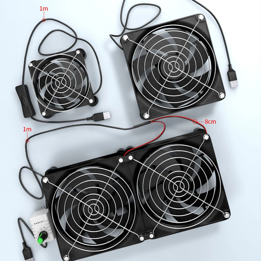 External Router Fan USB Powered And Effective Strong Wind USB Cooling Fan TV Box ABS