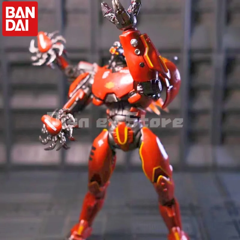 

New Cartoon Pacific Rim Anime Action Figures China Mecha Storm Reddish Glowing Deluxe Edition Model Ornaments Children Xmas Toys