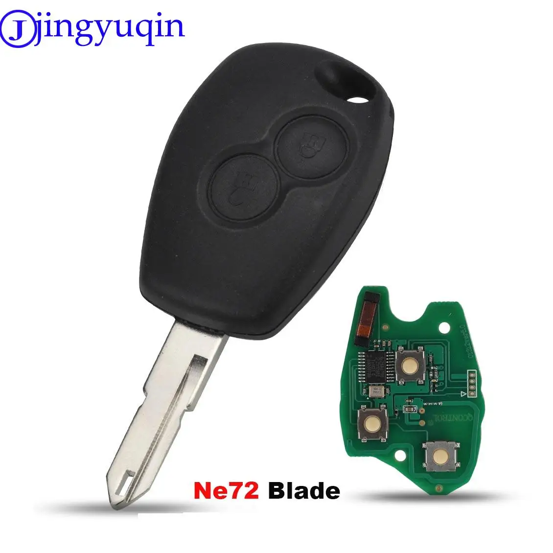 Jingyuqin  ڵ Ű,   Modus Clio 3 Twingo DACIA Logan Sandero Kangoo 433MHz PCF7947/7946/4A Ĩ