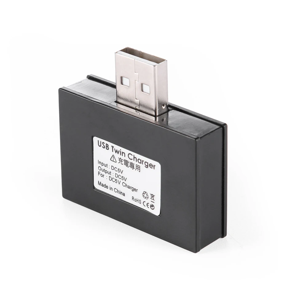 Dual Port USB Splitter Charger Hub Adapter