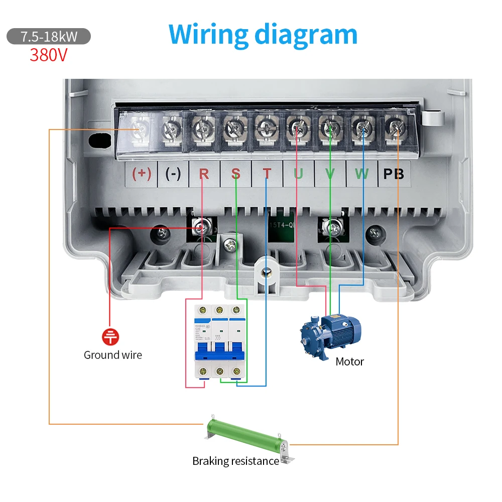 Vfd可変周波数ドライブインバータコンバータ18kW、11kW、15kW、7.5kW一般的な380v 3相入力アウトファン/水ポンプ速度制御  AliExpress