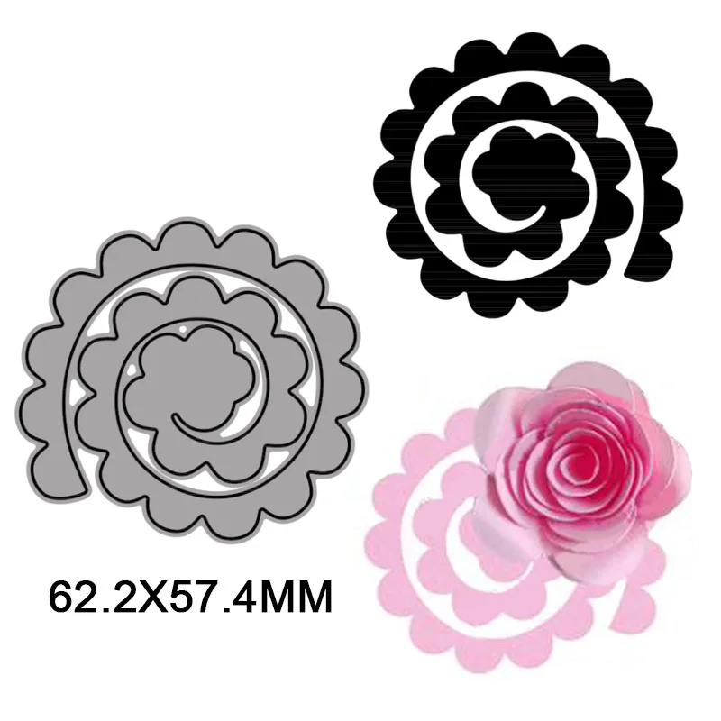 

Three-dimensional Flower New Cutting Dies Metal Cut Dies Stencils Scrapbooking Photo Album Decorative Embossing DIY Paper Cards