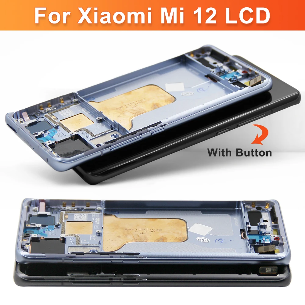 Écran LCD Tactile Complet Avec Châssis Pour Xiaomi 12 / 12X - Bleu - Neuf