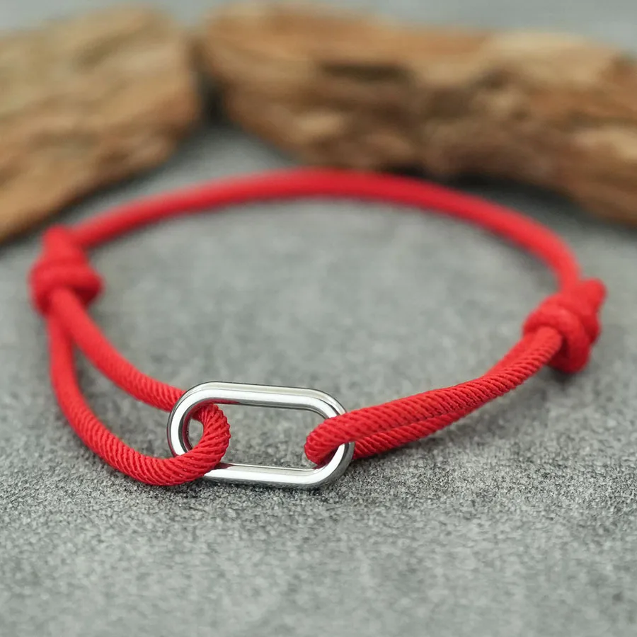 Stainless Steel Metal Rope Bracelet for Men