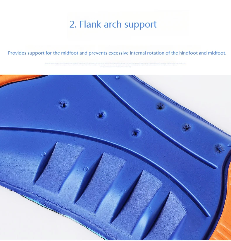 NEW Memory Foam Sport Comfortable Orthopedic Insoles for Feet Man Women Insole for Shoes Arch Support Shoe Sole Running Shoe Pad