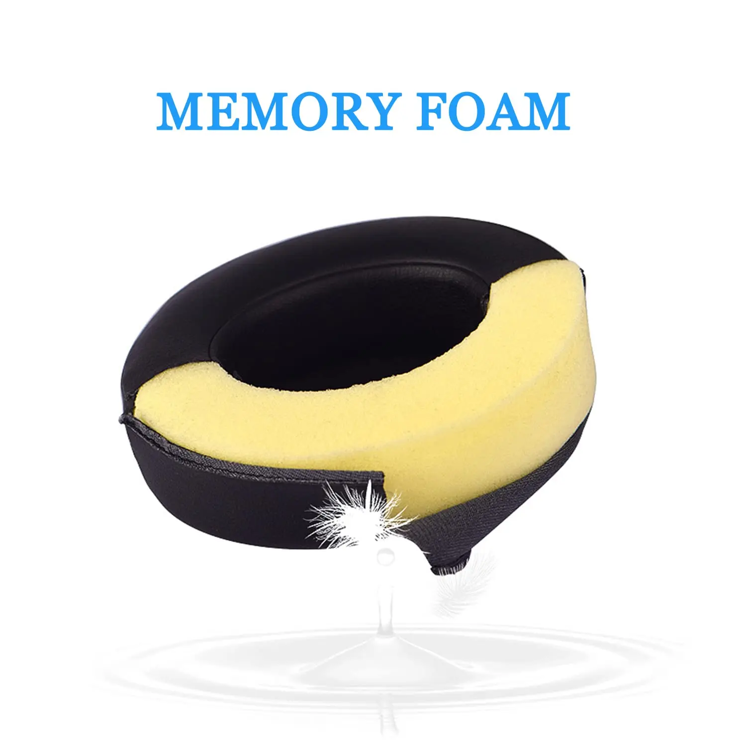 Replacement Ear Pad Earphone Cushion Repair Accessory for ATH-SR30BT Headphones Noise Isolating Sponge Earpads