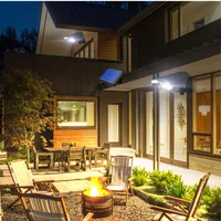 77 LED Outdoor Motion Sensor Solar Lights FloodLight Waterproof Wireless Dummy Decoy Fake Security Camera for Porch Garden Patio - Image 8