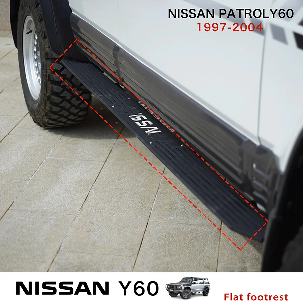 Nerf Bars Trittbretter fur Nissan Patrol Y60 Side Step Mangan Stahl Y60 Patrol Zubehor AliExpress