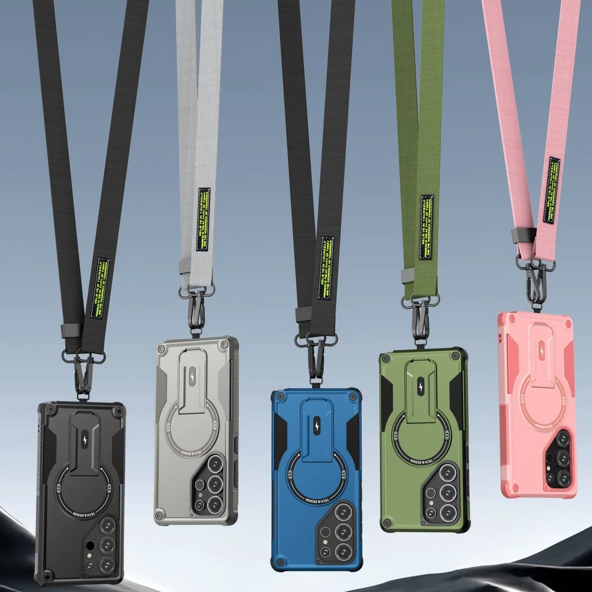 Lanyard Strap Stand Cover Phone Case