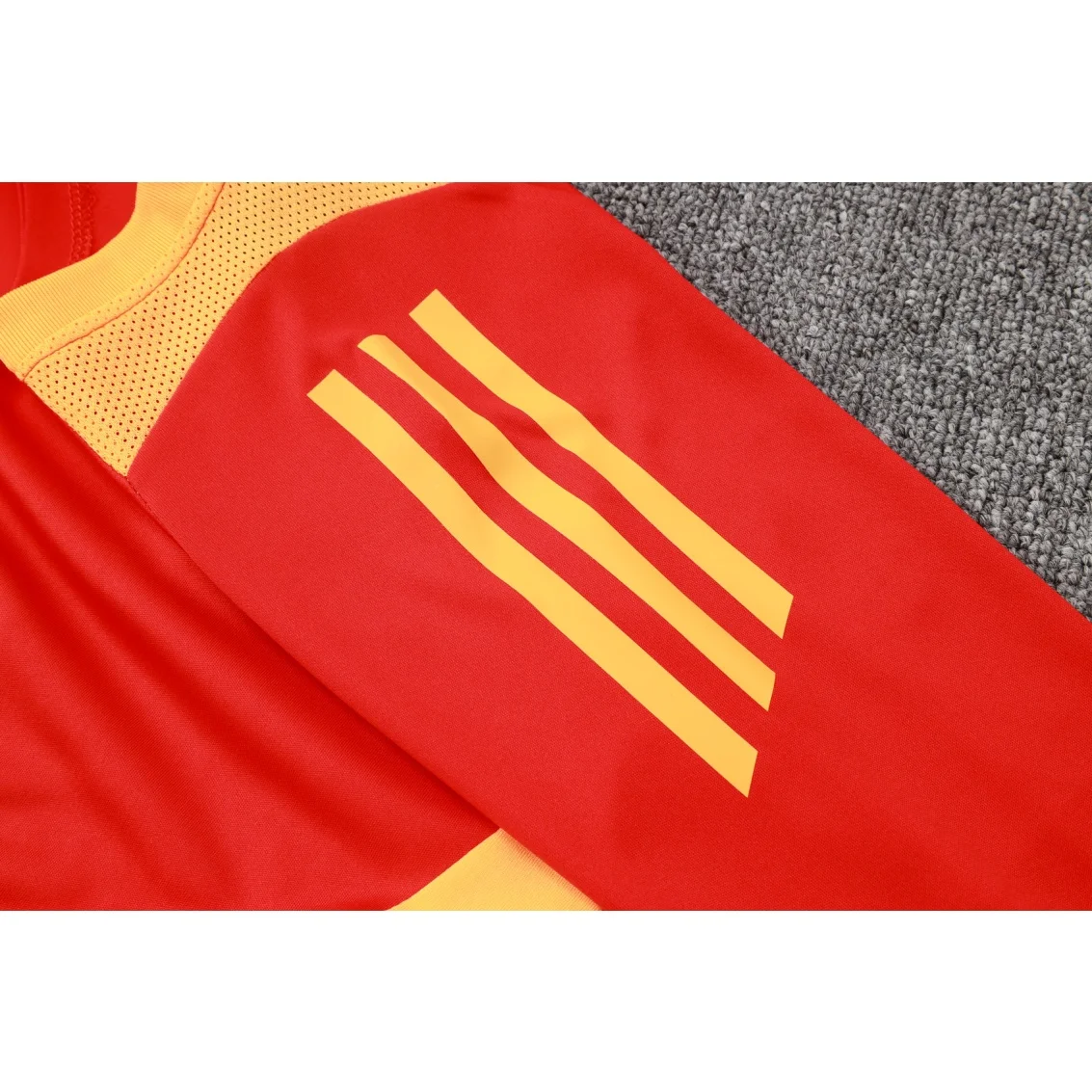 Adidas Soccer Jerseys Men Short-sleeved and Above-the-knee Shorts Quick-Dry Colorful Comfortable Training Suit Red Black
