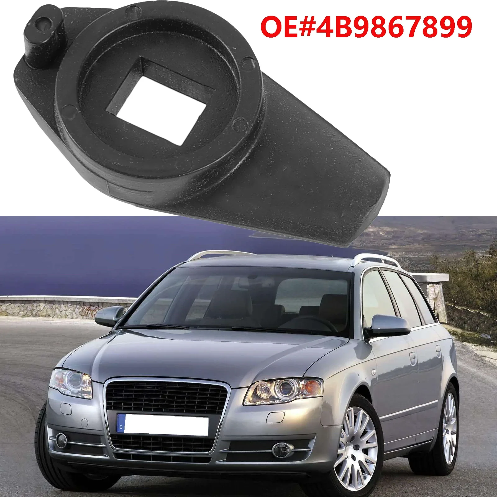 AUDI A4 A6 Avant B6 C5 4B9867899 자동차 러기지 리테이너 경고 삼각형 컴파트먼트 케이스 잠금 장치에 적합?후면 트렁크 안전 잠금 장치