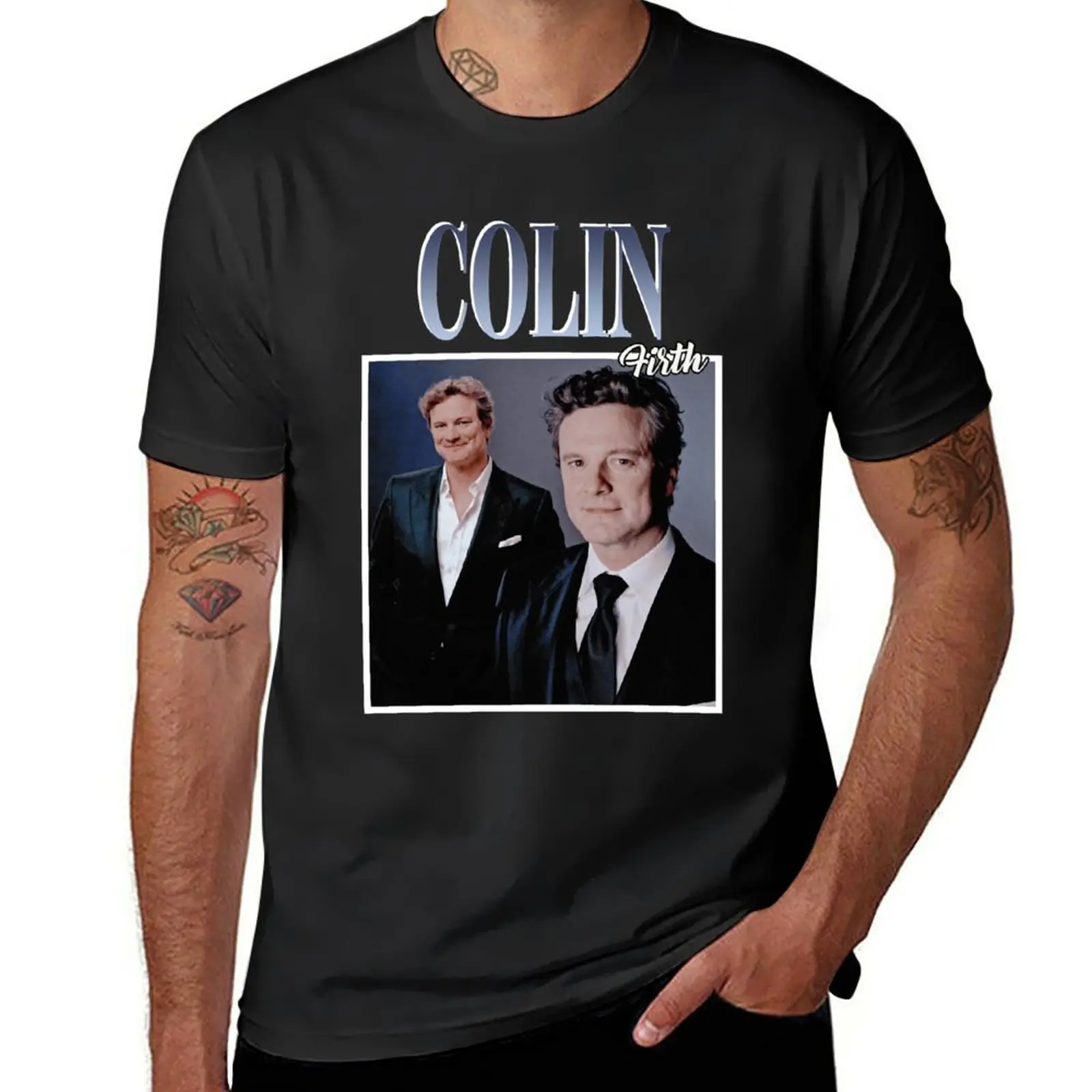 

Colin Firth For Fans T-Shirt anime boys animal print men t shirts