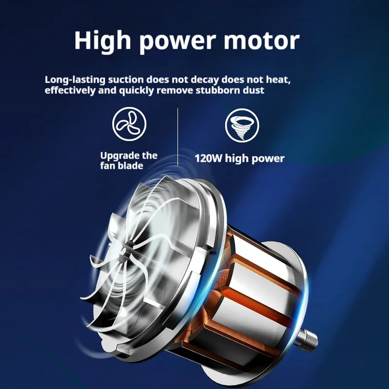 YIJU �ڵ��� ���� û�ұ� 19000pa �̴� �ڵ��� û�ұ� Type-C ���� ���� 5000mAh �ڵ� ���׸��� �� �޴�� ���� û�ұ�