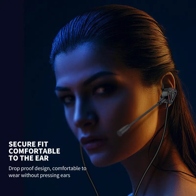 Wired Headset Esports Mai Plug Mobile Game In-ear Mobile Phone Computer Eat Chicken Headphones