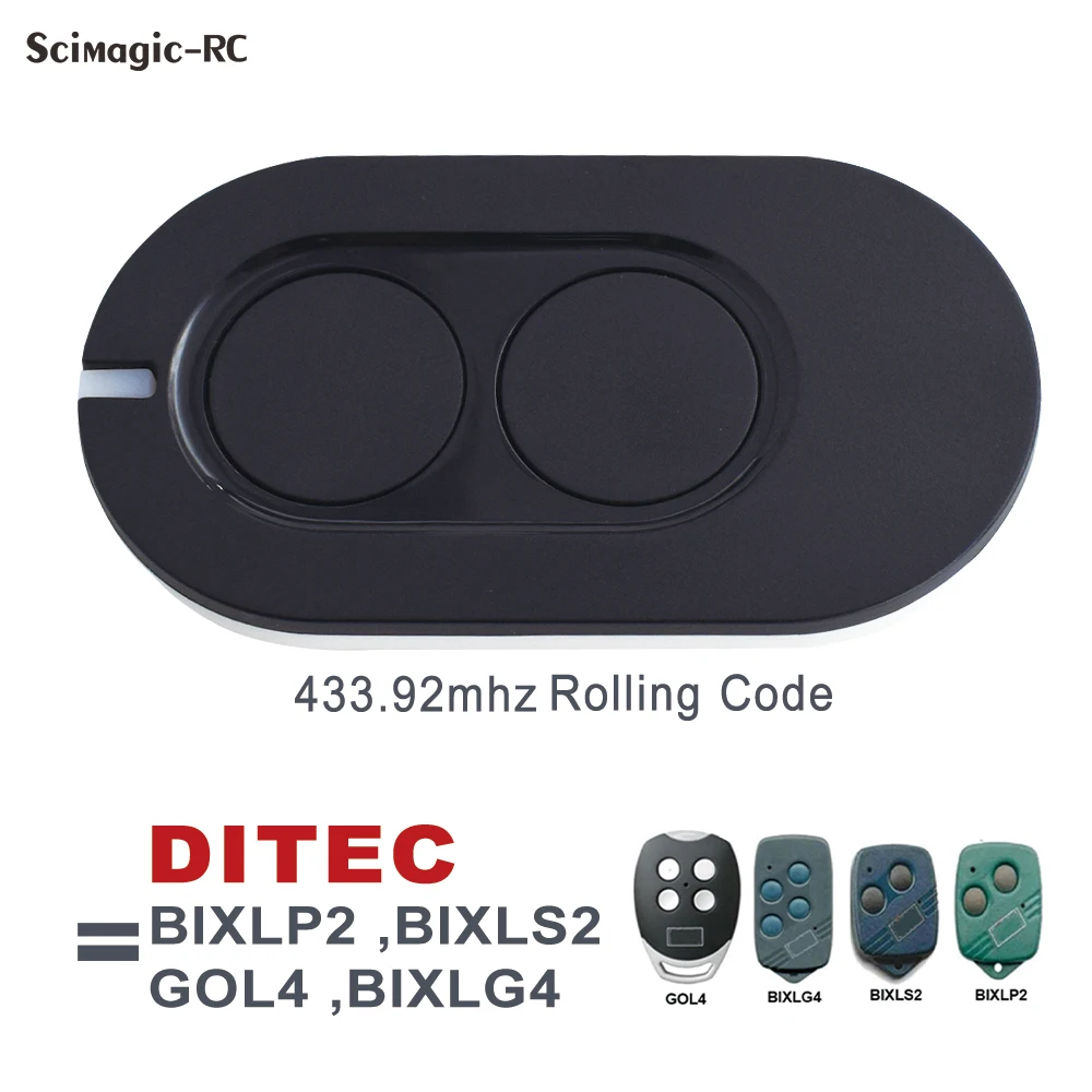 3 x Entrematic ZEN2 ZEN 2 handzender - opvolger compatibel met GOL4 GOL 4 BIXLP2 433,92 MHz radiozender afstandsbediening