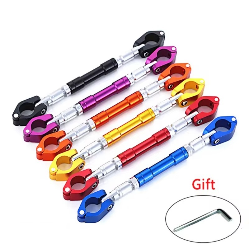 Universal 22mm Motorcycle Handlebar Motorbike Grips Handle Bar Steering Wheel Strengthen Brace Adjustable Cross Bar for Yamaha