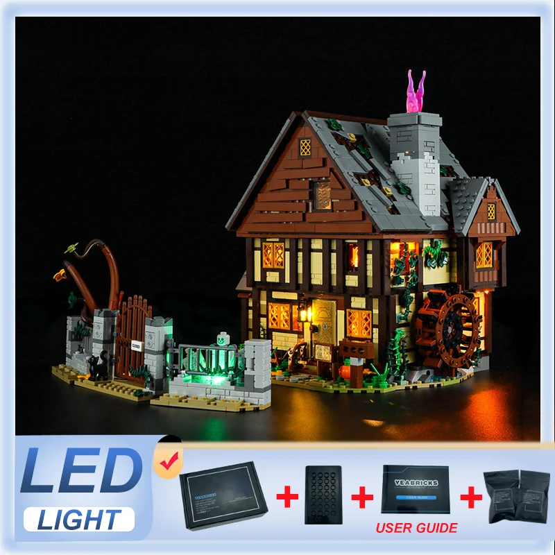 

Фотообои совместимые с LEGO 21341 Disney Hocus Pocus: хлопковая бирка Сандерсона (только фотосессия, без строительных блоков)