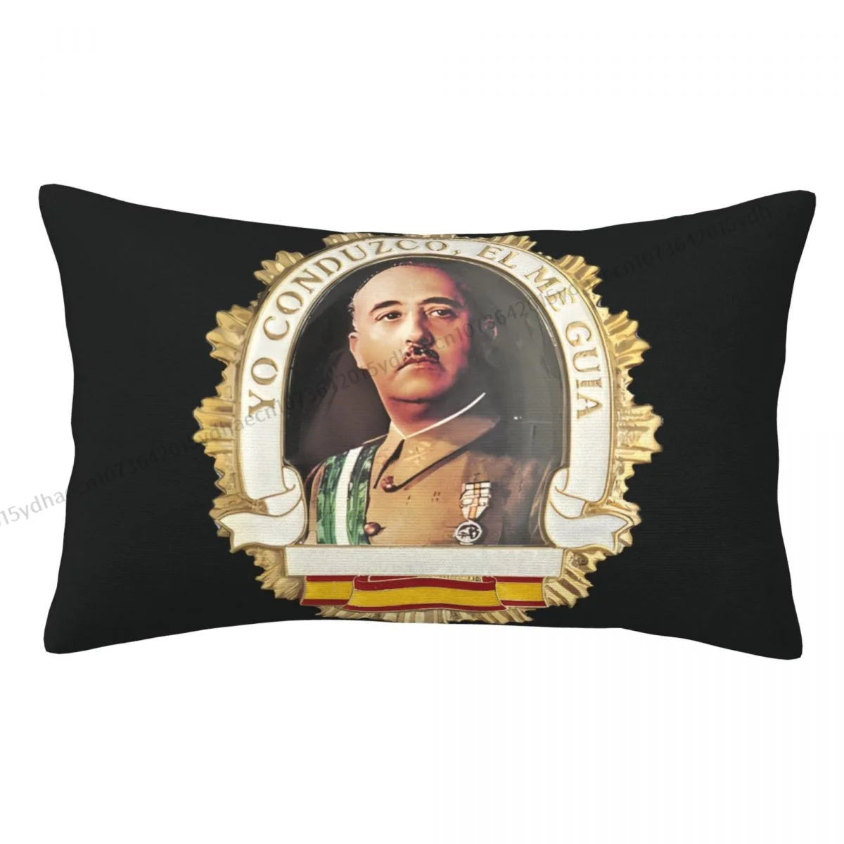 

Conduzco Hug Pillowcase Spain Leader Franco Backpack Cojines Livingroom Printed Chair Pillow Covers Decorative