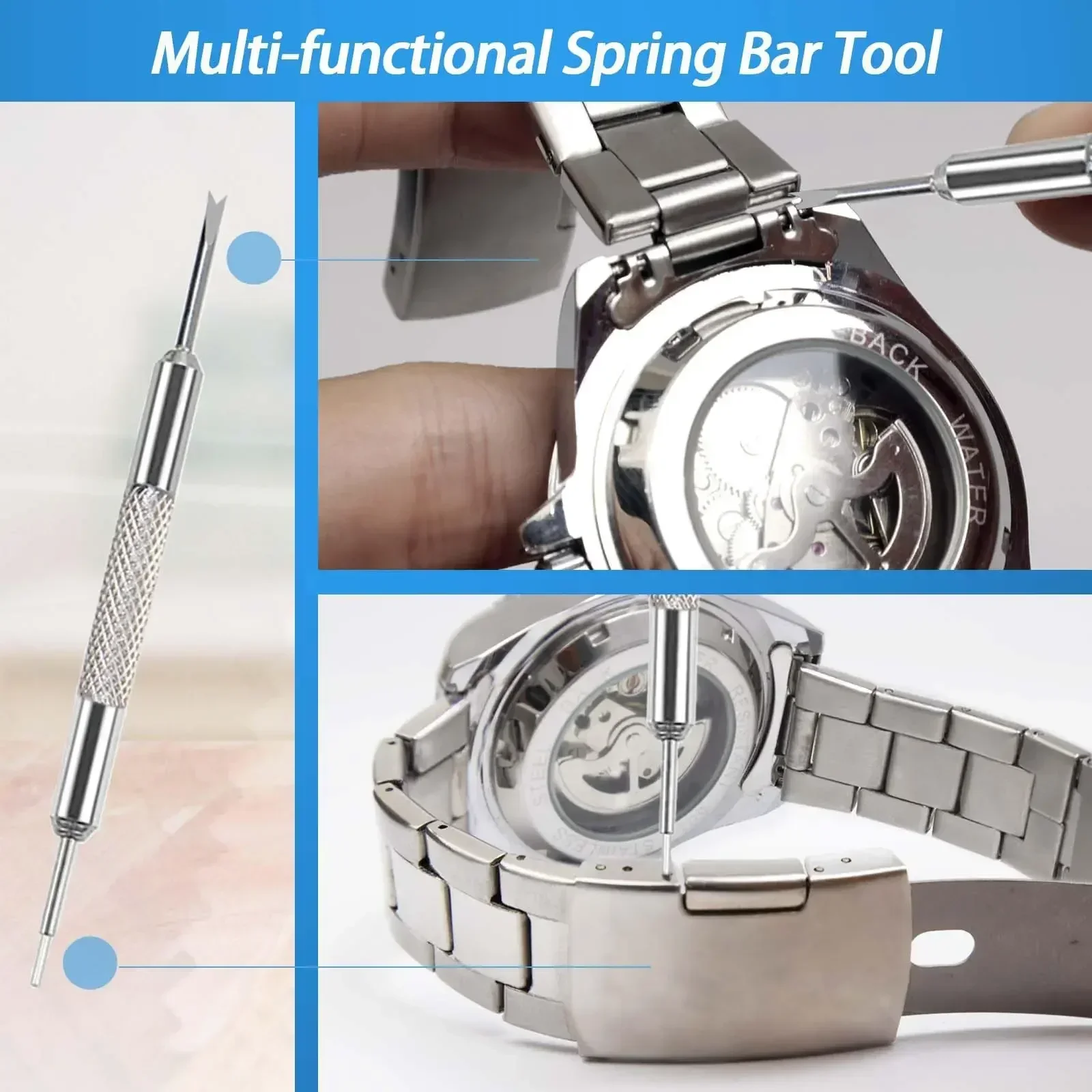 Comprehensive Watch Repair & Battery Replacement Tool Kit