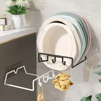Carbon Steel Wall-Mounted Storage Rack Waterproof Great Load Bearing Bathroom Tissue Box Multifunctional Bathroom Glass Shelf 1