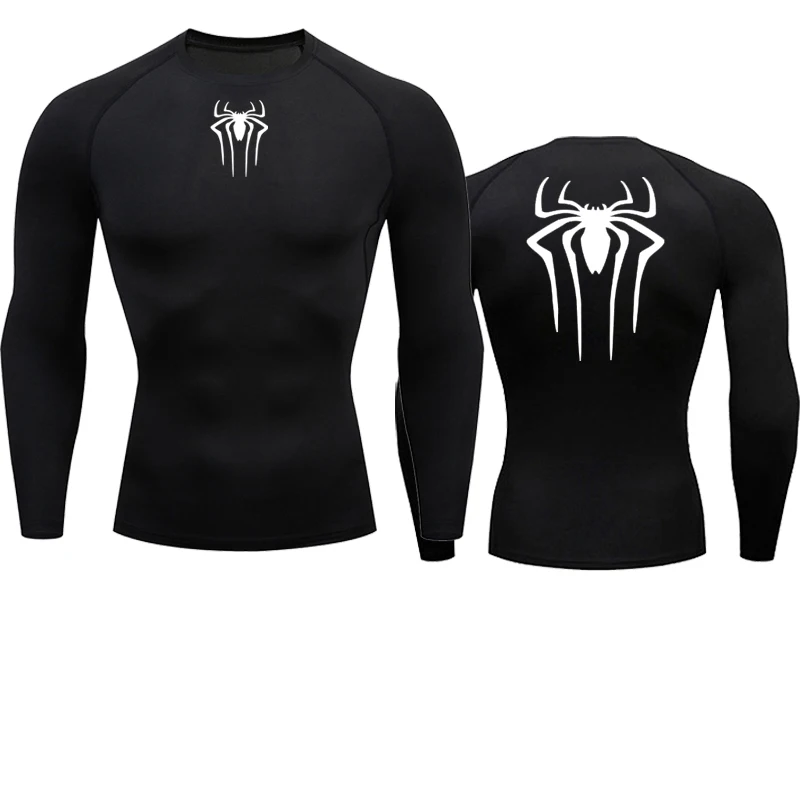Sun Protection Sports Second Skin Running T-shirt Men's Fitness Rashgarda MMA Long Sleeves Compression Shirt Workout Clothing 6
