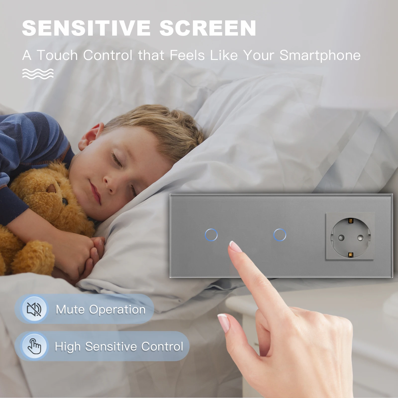 bseed padrao da ue 1gang 1way interruptores 01