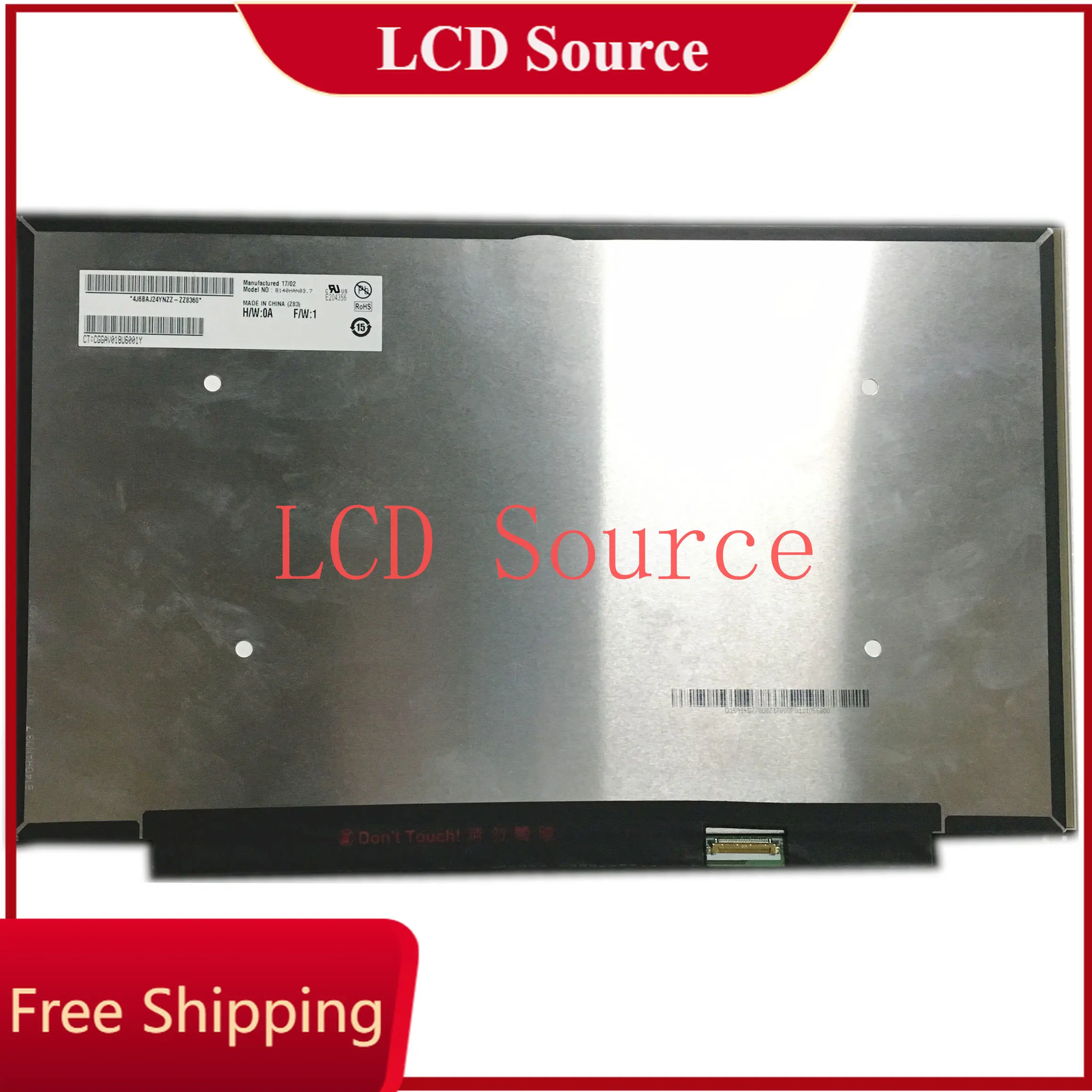 

B140HAN03.7 fit N140HCE-GN2 Rev B1 14.0" 1920X1080 FHD 72% NTSC eDP 30PINS Display with NO Screw Holes LED LCD Screen