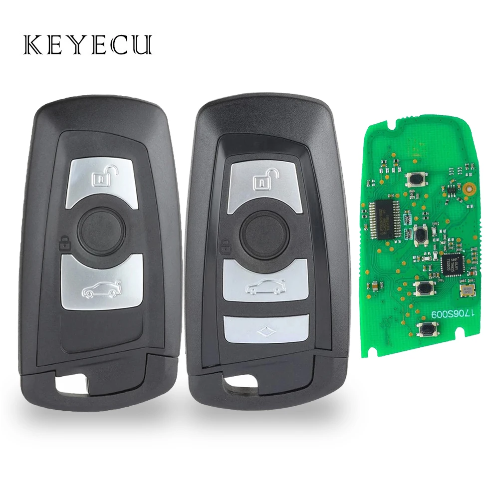 

Дистанционный смарт ключ-брелок замена для BMW F Chass 5 7 Series FEM BDC CAS4 CAS4 + 315MHz YGOHUF5662, 434MHz HUF5767, 868MHz HUF5661