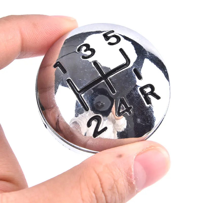 

1Piece Car Gear Shift Knob Cap Cover Stick Shifter Knob Caps 5 Speed For Peugeot 106 107 205 206 207