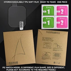Premium Hydrogel Film Screen Protector for Smartwatches - HD Soft Anti-Scratch Shield (For Huawei Fit3)