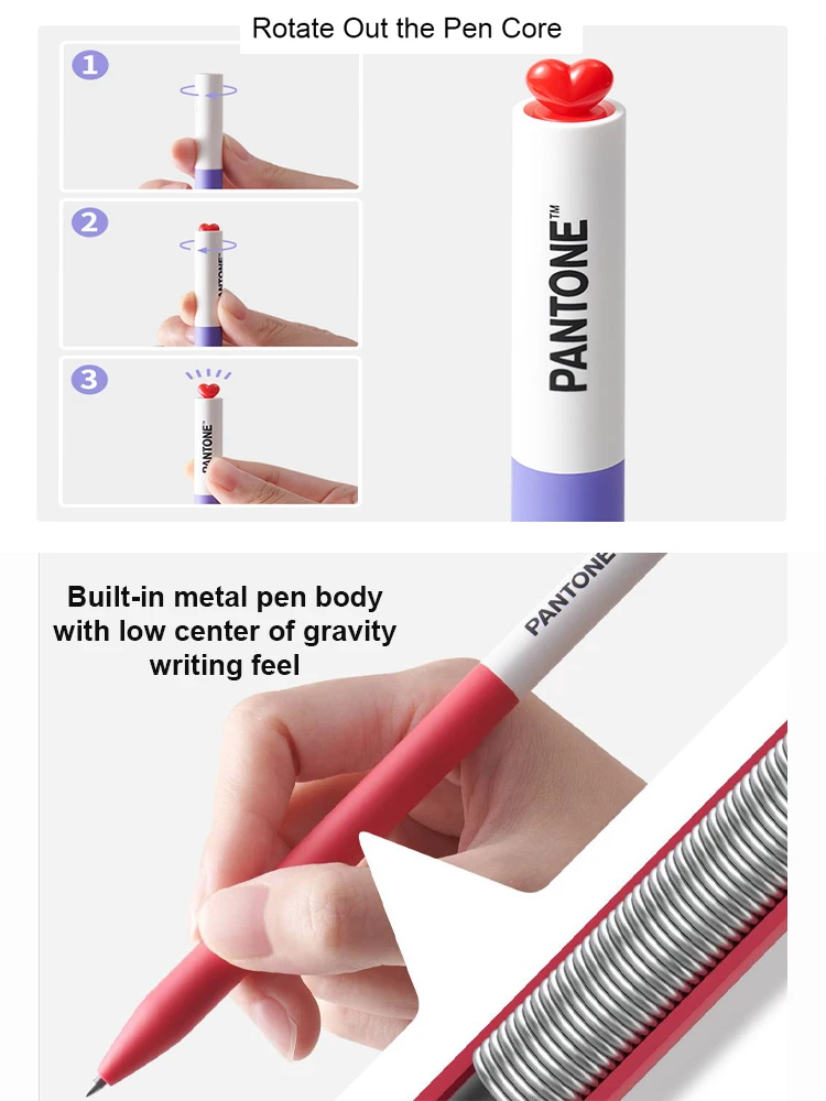 Kaco★ Kaco 36 Color Retractable Gel Ink Pens with Alphabet Number