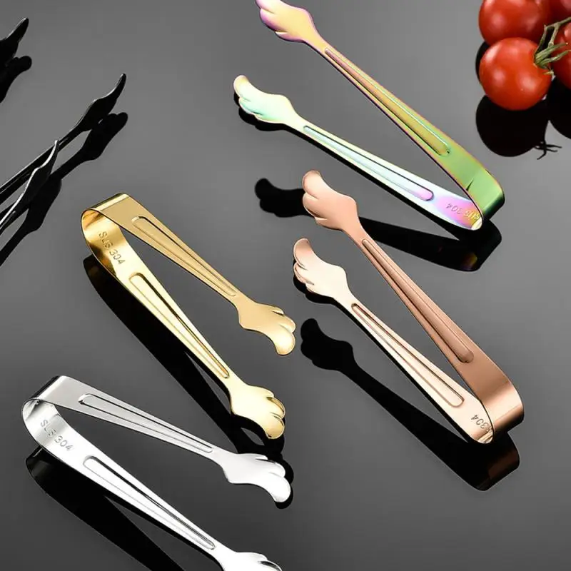 1/2PCS Stainless Steel Sugar Cube Holder Stainless Steel Sugar Tong Hotel Bar -Cube Picker Coffee Tea Food Serving Tool