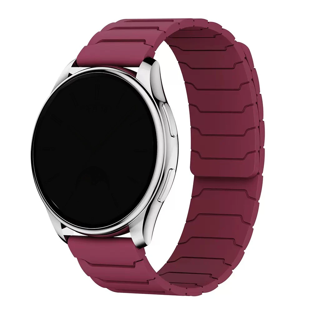 Magnetic Silicone Sport Band - 20/22mm Replacement Strap Bracelet