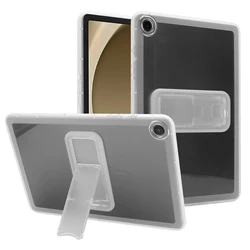 Custodia Trasparente Shockproof per Tablet con Supporto in PC+TPU Duro