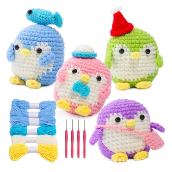 Penguin Crochet Kit 1