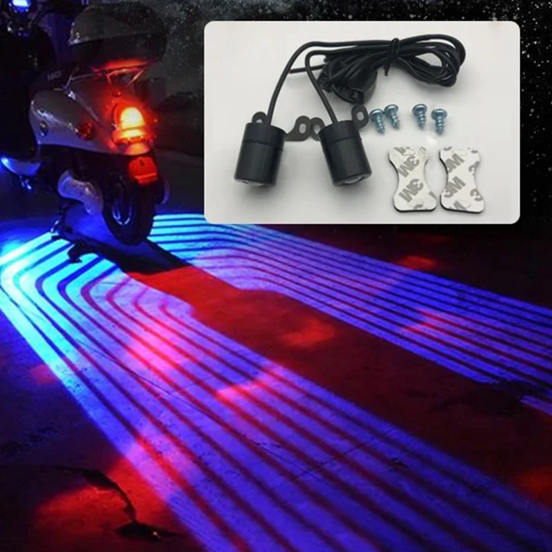 Motorcycle LED Lights Projection Angel Wings Light