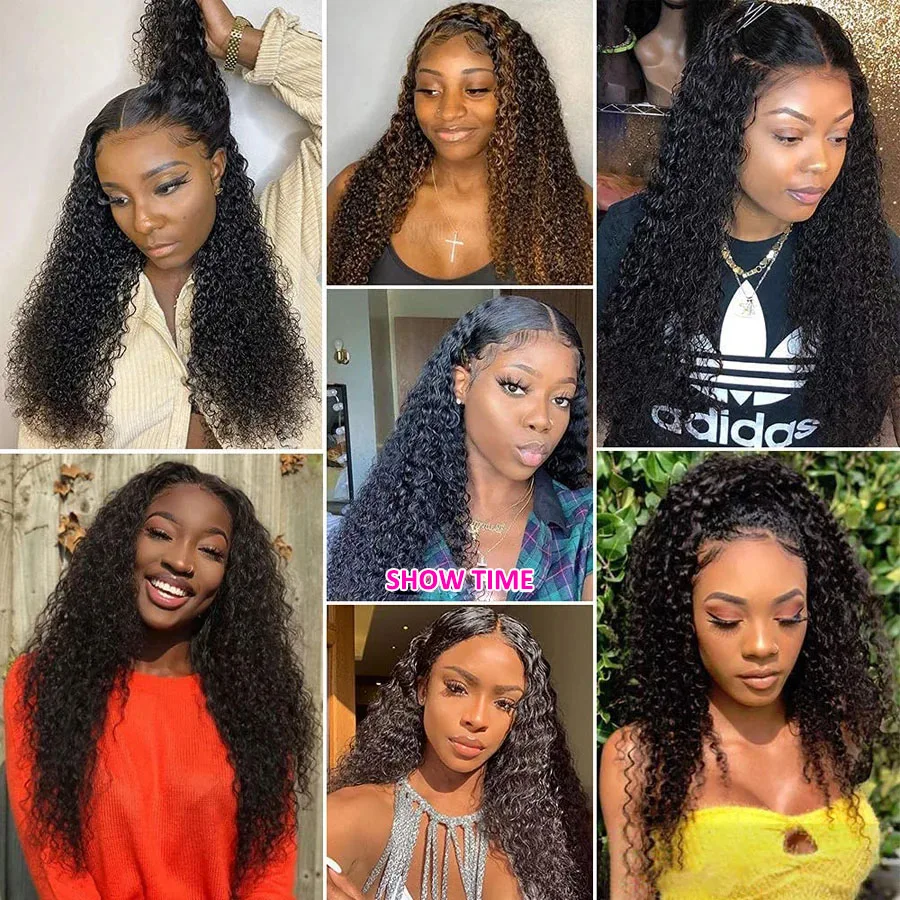 Lace Front Wigs 32 40Inch 200 Density Water Wave 13x6 HD Transprent Human Hair Remy Loose Curly 13x4 For Women