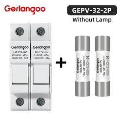 Enhanced DC Fuse Holder for High Voltage Solar PV Systems (GEPV - 32 - 2P)