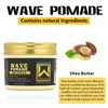 Natural Shea Butter Wave Control Pomade Strong Hold Layered Hair Clay High Shine Nourish Scalp 360 Style Wave Styling Hair Cream 6