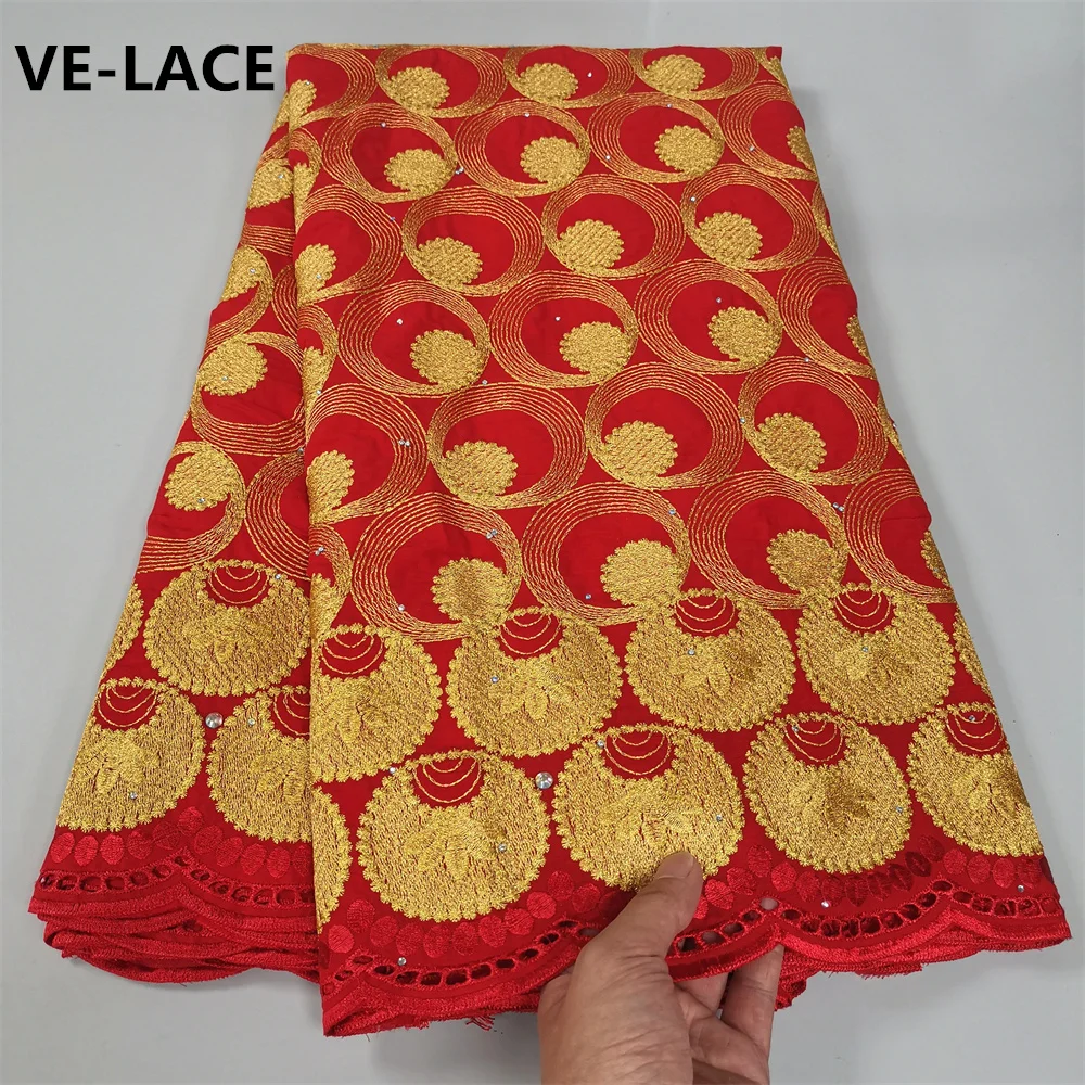 

Dubai Fabric 100% Cotton Voile Lace Swiss Fabric 2023 High Quality African Lace Fabric Swiss Voile Lace In Switzerland 5Yards YC