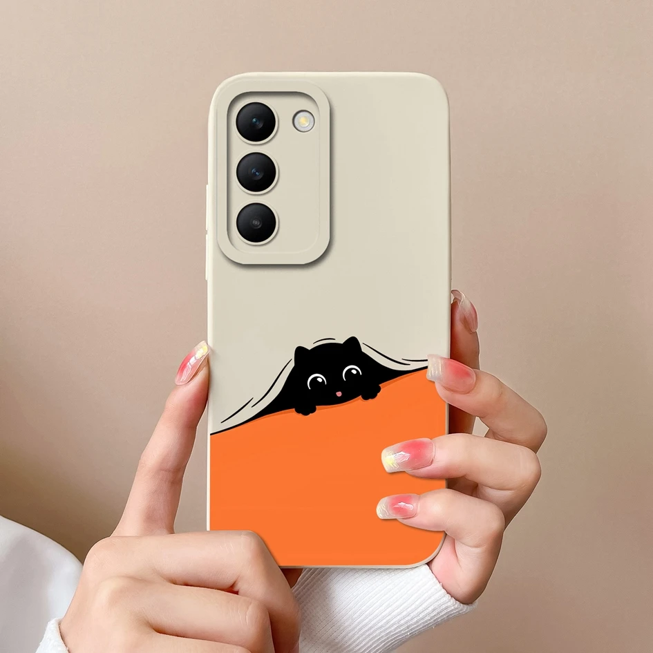 Fashionable Soft Liquid Silicone Phone Case with Camera Protection - Premium Shell Cover